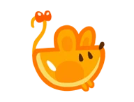 Mini Orange Mouse